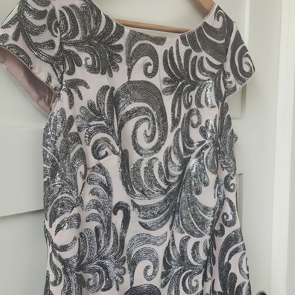 Adriana Papell Sequin Cocktail Dress - Picture 6 of 6